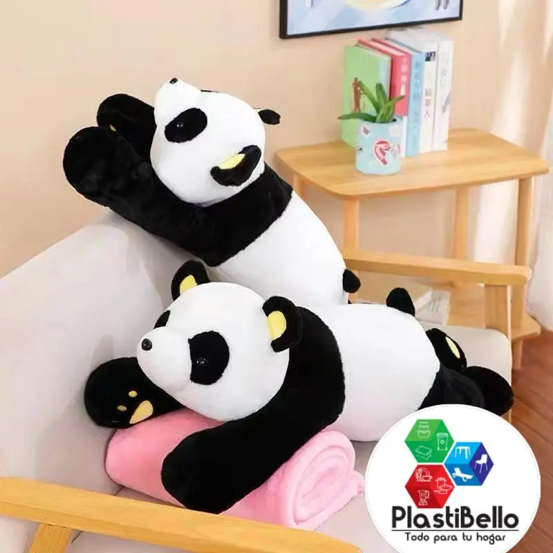 Peluche cobija oso panda for home and business in Medellín