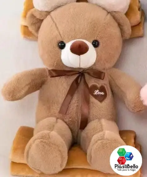 Peluche cobija oso for home and business in Medellín