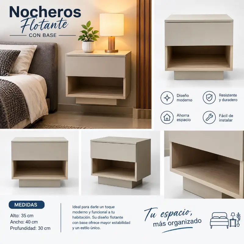Nocheros flotante con base for home and business in Medellín