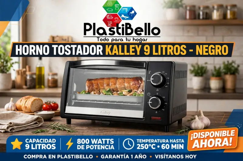 Horno tostador kalley 9 Litros