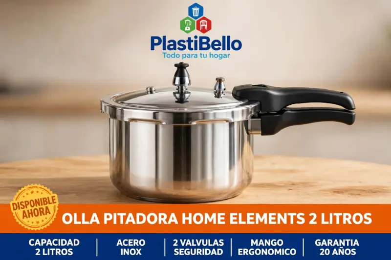 Olla de presión Home elements 2 Litros