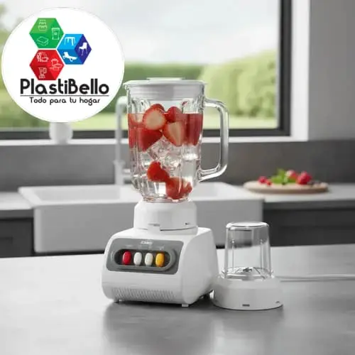 Licuadora kalley vaso vidrio con picatodo